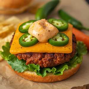 Beyond Spicy Jalapeño Burger