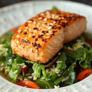 Salmon Skin Salad