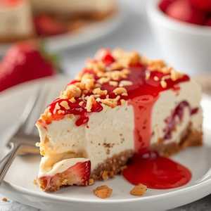 Strawberry Crunch Cheesecake