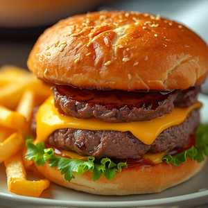 Wagyu Burger & Fries