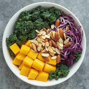Tray Kale Mango Salad