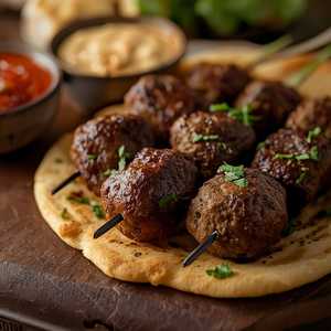 Lamb Kofta Kebob Platter