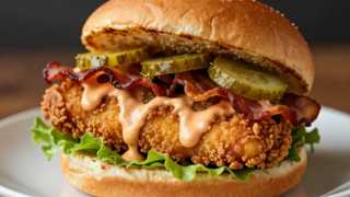 Hot Honey Fried Chicken Sandwich