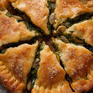 Spinach and Mushroom Pie