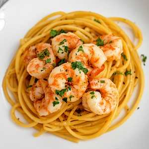 Spaghetti with Shrimp