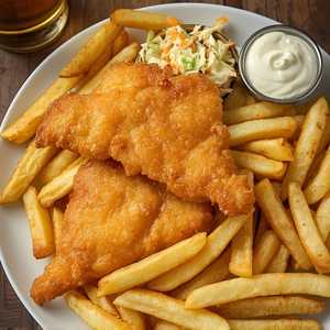 Beer-Battered Fish & Chips