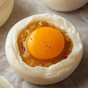 Lotus Seed Paste Bun 蛋黄莲蓉包