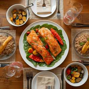 Family Meal - Salmon