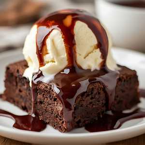 Hot Fudge Brownie