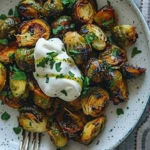 Roasted Crispy Brussels Sprouts