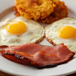 Ham Off Bone & 2 Eggs