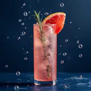 Peach Rosemary Grapefruit Breakfast Soda Remix