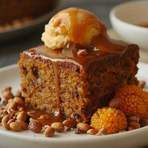 sticky toffee pumpkin spice cake