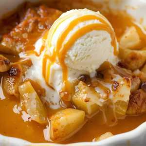 HOMEMADE APPLE COBBLER