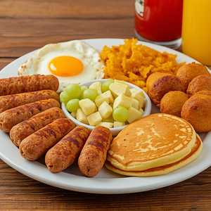 Pancake Creations Family Feast with Sausage