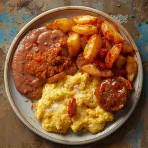 Huevos Con Chorizo