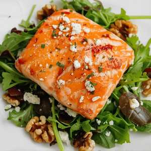 Salmon Mixed Green Salad