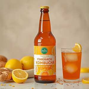 GINGER LEMON KOMBUCHA