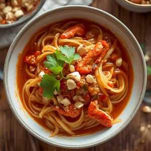 CHILI CRAB NOODLES