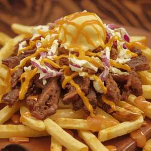 Royale Fries and Brisket
