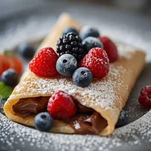 Nutella & Berry Crepe