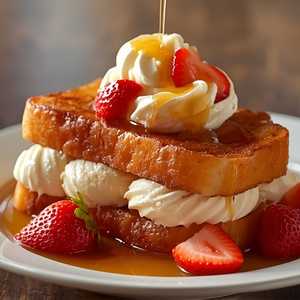 Strawberries & Cream French Toast