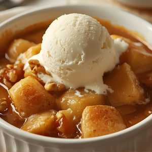 WARM APPLE COBBLER