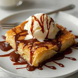 Classic Coconut Croissant Bread Pudding