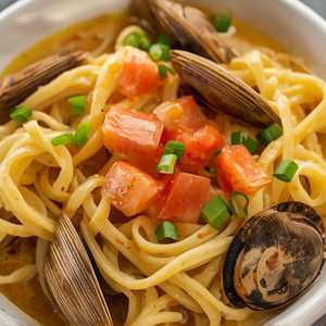 Fettuccine with Clam Sauce