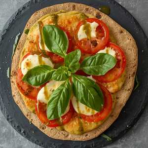 THREE-CHEESE & ROMA TOMATO FLATBREAD
