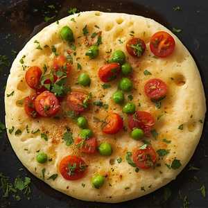 Tomatoe and Peas Uthappam