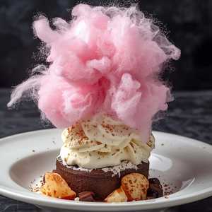 Cotton Candy Baked Alaska