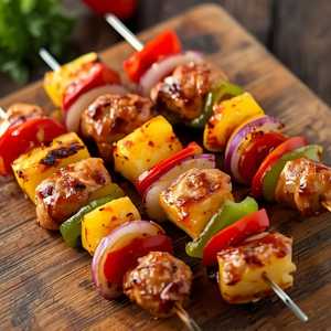Grilled Hawaiian Chicken Skewers