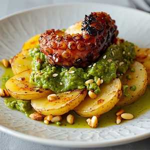Pulpo Con Salsa Verde