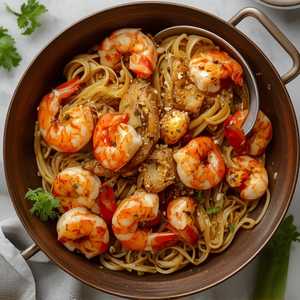 Lobster Garlic Noodles