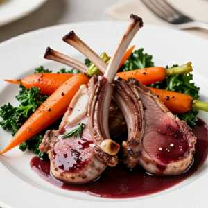 Roasted Lamb Rack*
