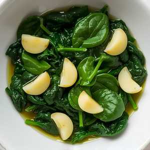 Fresh organic Farmers Market spinach