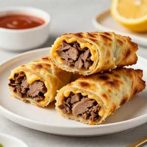 Cheesesteak Egg Roll