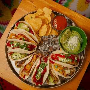 Classic Party Taco Box (10 Tacos, Guacamole, Chips & Salsa)