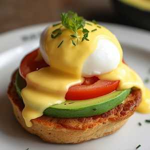 Eggs Benedict (Meatless Version)
