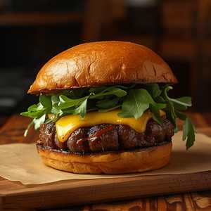 Smoked Lamb Burger