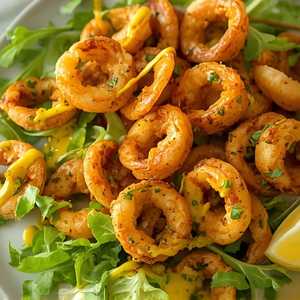 Crispy Calamari Salad