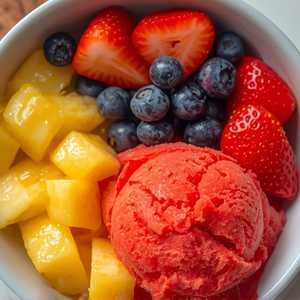 Fresh Fruit & Blood Orange Sorbet
