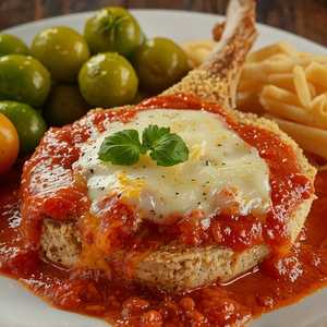 Bone-in Crispy Veal Parmesan