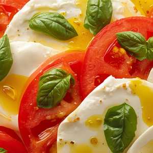 Tomatoes w/ Fresh Mozzarella