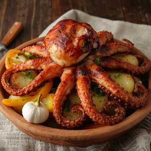 Baby Octopus 'Peka Style'