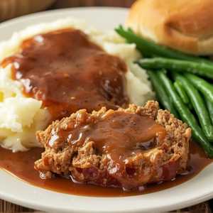 Turkey Meatloaf & Gravy