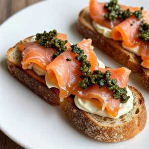 Smoked Salmon Toast