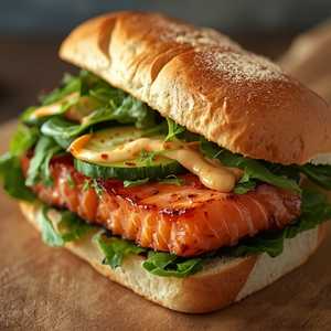 Seared Salmon Sandwich