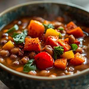Black eyed pea soup
